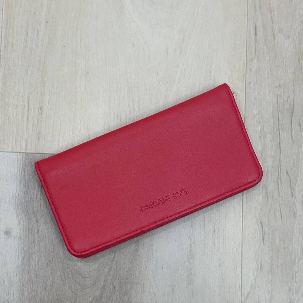 Origami Owl Vibrant Red Clutch